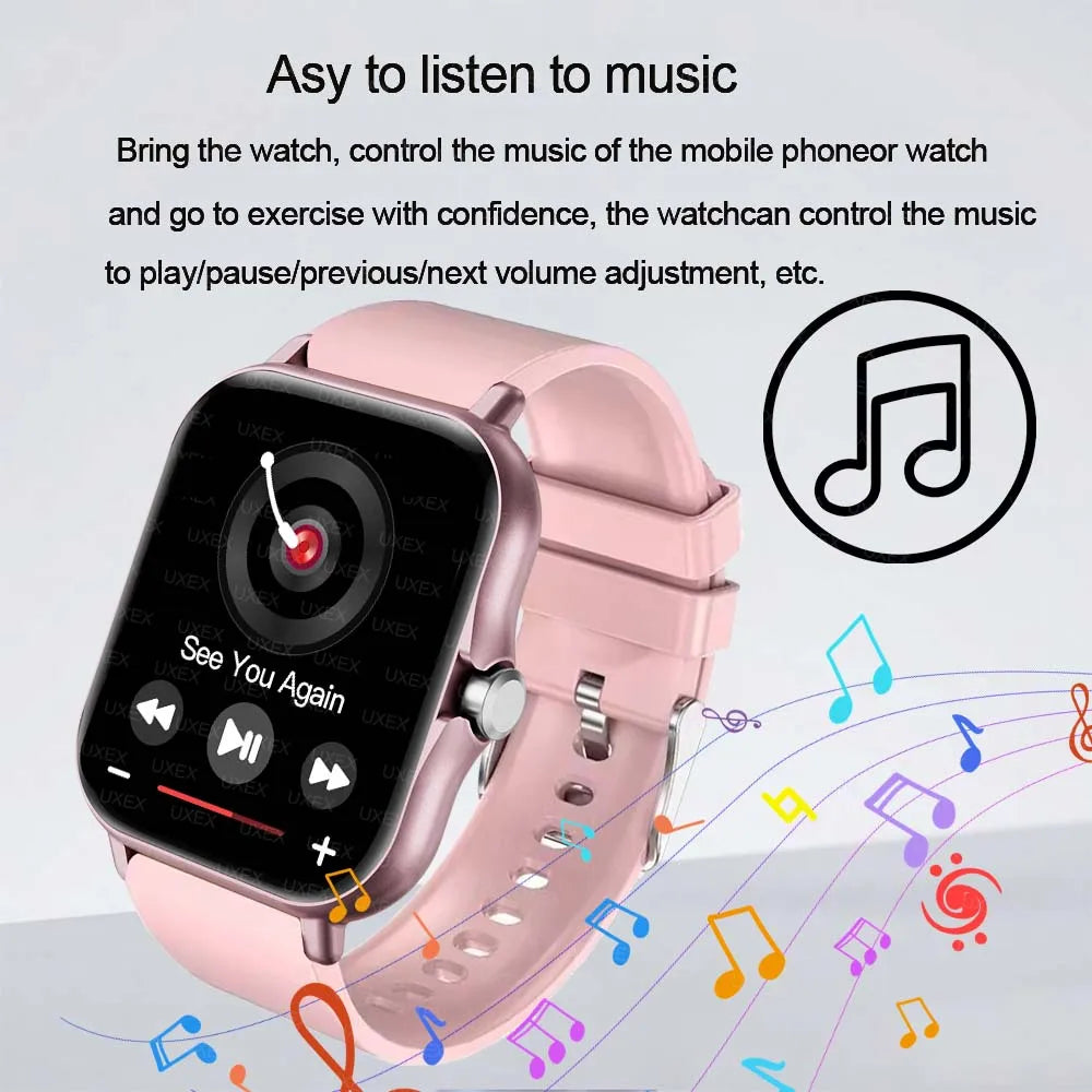 Classic Smartwatch Men 1.83HD Full Screen Bluetooth Call Health Tracker Sport Modes Multifunction Christmas Gift Watches Fashion