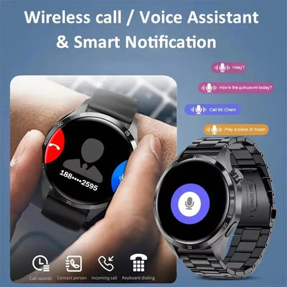 For  GT5Pro NFC GPS Sport Smart Watch Men 1.52inch Big AMOLED Screen Heart rate Bluetooth call Waterproof Women Smartwatch