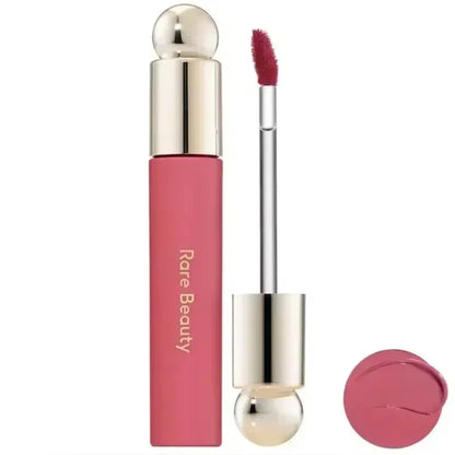 New Fashion ROSE BEAUTY Setting Powder With Mirror Liquid Blush Moisturizing Dual-use Waterproof Lip Glaze Rouge Smooth Makeup