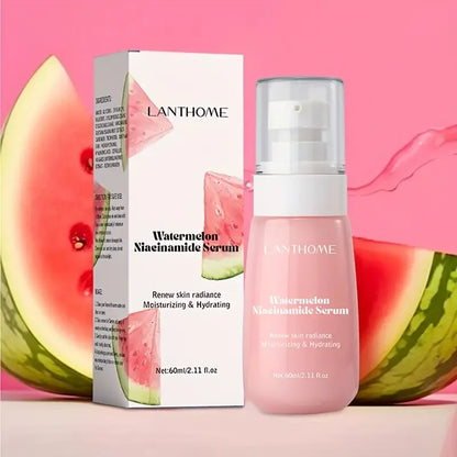 Watermelon Glow Niacinamide Moisturizing Face Pre-Treatment,Moisturizing Serum,Skin Makeup Lightweight Moisturizing Pre-treatmen