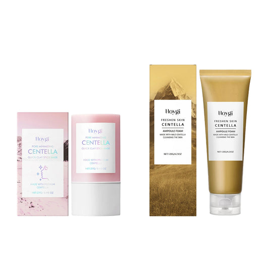 Centella Asiatica Clay Mask Stick Soothing Calming Skin Easy Application Deep Cleansing Face Oil Control Nourish Facial Cleanser