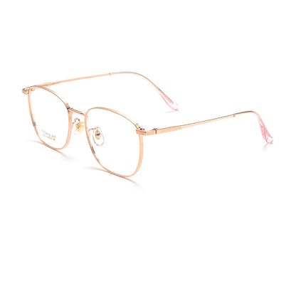 Pure Titanium Glasses Frames Women Ultralight Fashion Square Optical Eyewear Spectacles Frame K5013