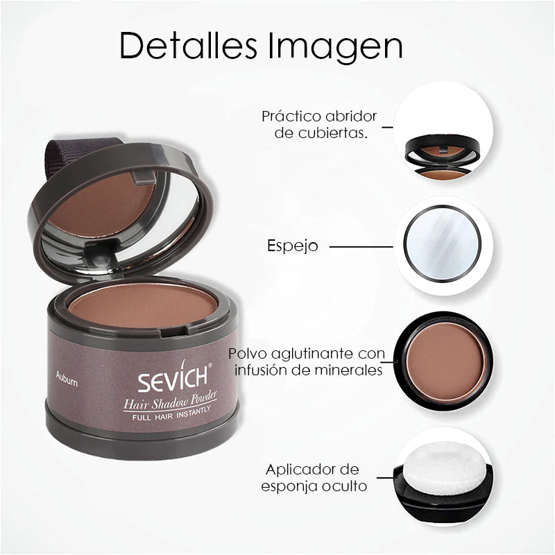 Sevich Hair Filling Powder Hairline Repair Powder Fluffy Thin Powder Line Shadow Forehead Makeup Hair Concealer Root Cover Up