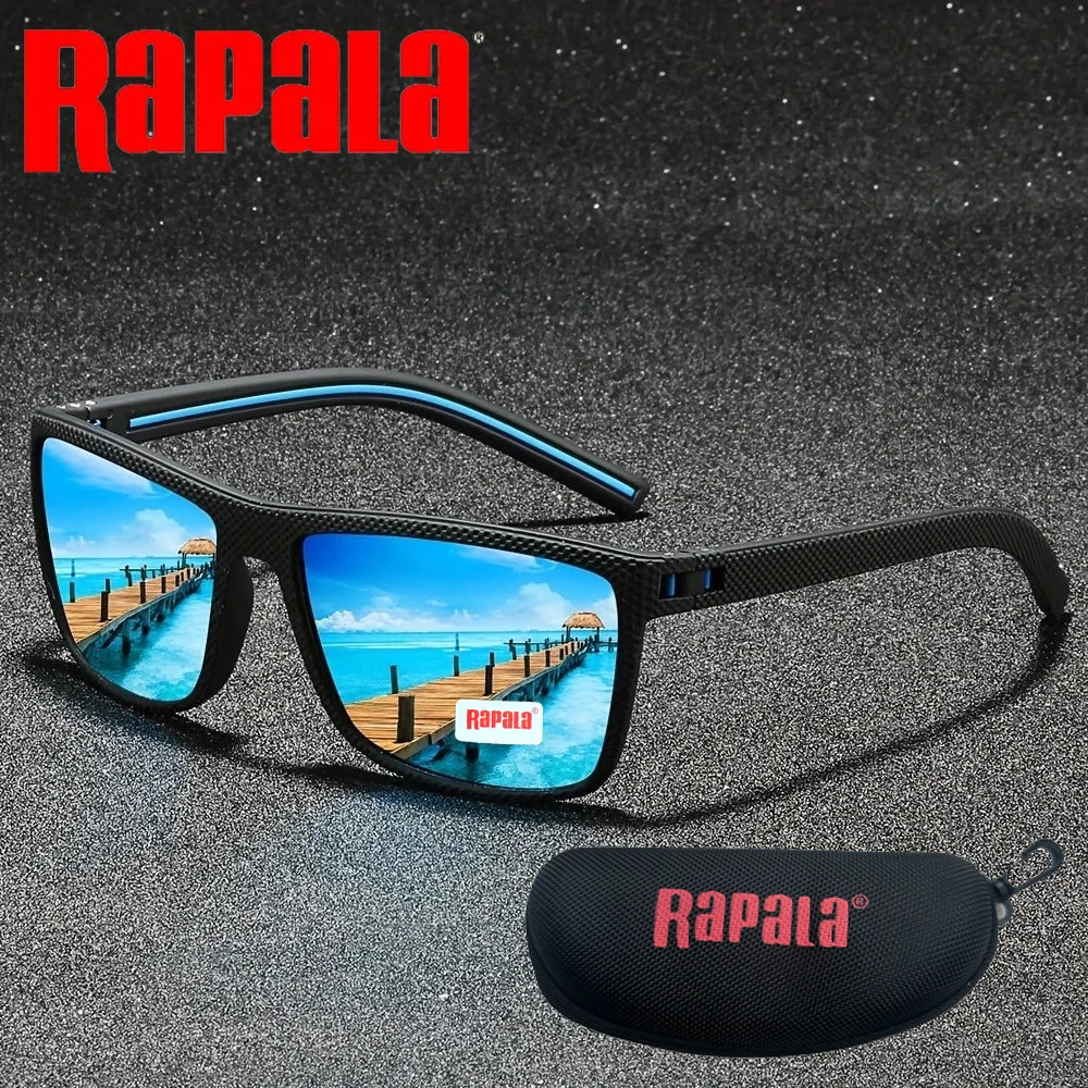 Rapala Fashion Square Polarized Sunglasses Men Women Driving Fishing Luxury Brand Designer Sun Glasses Driver's Eyewear UV400