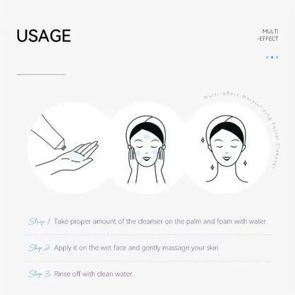 Deep Cleansing Facial Foam Gel - Oil Control Acne Mark Removal Pore Refining Blackhead Eliminator Face Wash for Clearer Skin