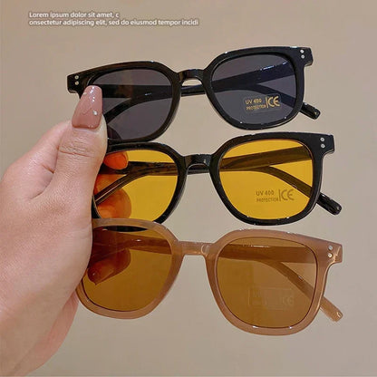 Children Sunglasses Vintage Square UV400 Sun Glasses Outdoor Cute Girl  Boy  Fashion Glasses Protection Classic Kids Sunglasses