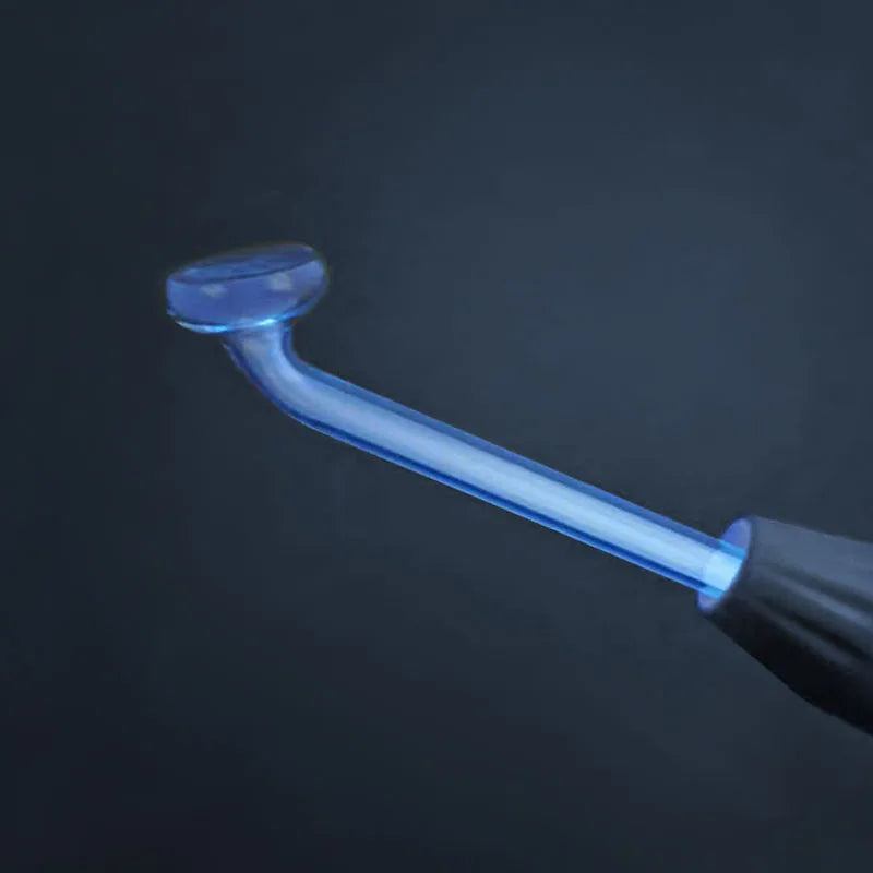 Replace HF Wand Spiral Electrode Glass Tube Argon Violet Ray Neon Acne Skin Care Face Body Massage
