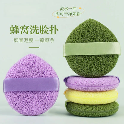 Cleansing Face Puff Soft Skin-friendly Fast Foaming Deep Clean Hygienic Facial Face Washing Sponges Facial Skin Care Tool