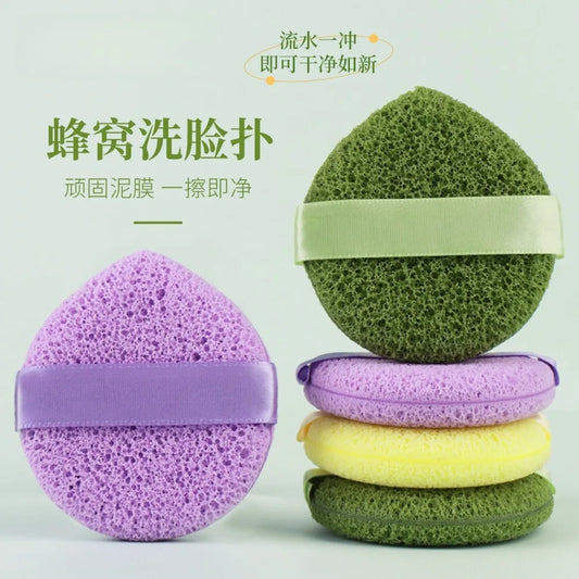 Cleansing Face Puff Soft Skin-friendly Fast Foaming Deep Clean Hygienic Facial Face Washing Sponges Facial Skin Care Tool