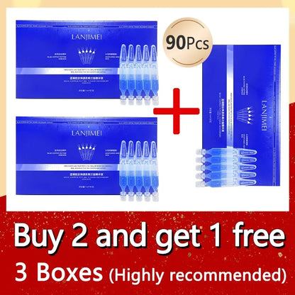 Blue Copper Peptide Anti Wrinkle Serum Nicotinamide Whitening Brighten Essence Collagen Hyaluronic Acid Moisturizing Skin Care