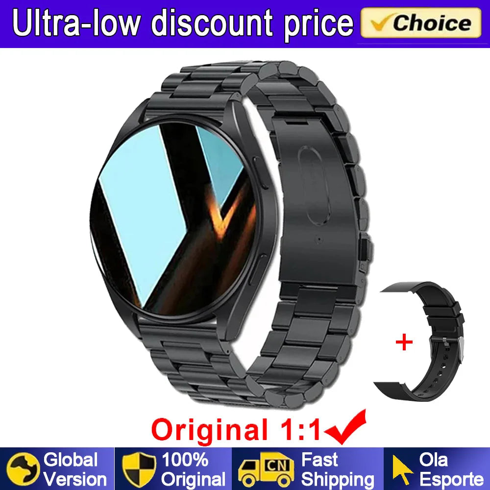 2025 New Smart Watch 6 GPS Tracker Blood Pressure Blood Oxygen Bluetooth Calls Sports Fitness Waterproof Smartwatches Men Women
