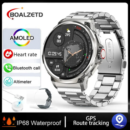2025 New 1.85inch Smart Watch Men Ultra 710mAh Large Battery Bluetooth Call 400+ Watch Faces Sport Outdoor Waterproof Smartwatch
