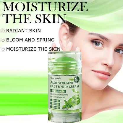 45g Aloe Vera Facial Firming Cream, Natural Aloe Vera Essence, Gentle and Skin Friendly, Effectively Diminishes Fine Lines, Firms Skin, Moisturizes Skin,
