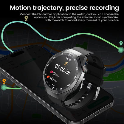 Original New S5 Smartwatch Men 360*360 HD AMOLED Screen GPS Motion Track Heart Rate Bluetooth Call IP68 Waterproof Smartwatch