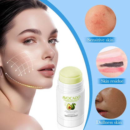 Avocado Lazy Makeup Remover Stick Fayankou Gentle Non-Irritating Makeup Remover Cream Facial Care Cleansing Balm Makeup Remover