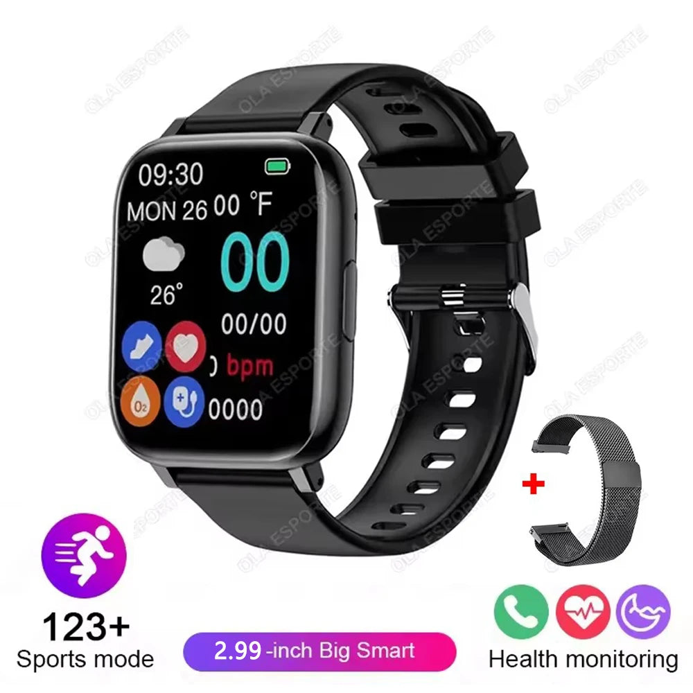 Women Sports Watches All-day Heart Rate Monitoring NFC Health Smartwatch AI Voice HD Bluetooth Call Fitness Clock Sports Watches