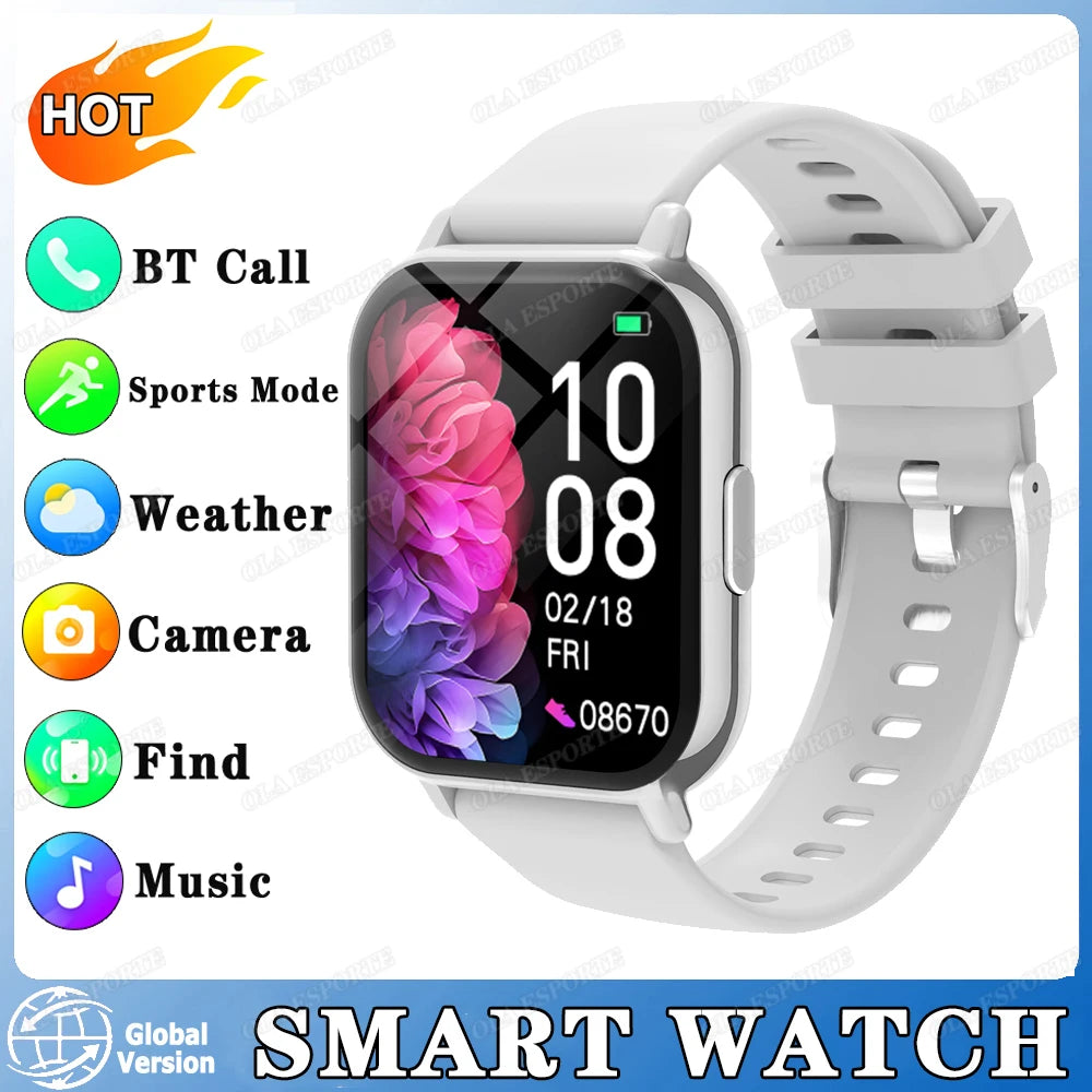 New Women Bluetooth Call Smart Watch Heart Rate Menstrual Tracking Health Smartwatches Waterproof Men Smartwatch For Android IOS
