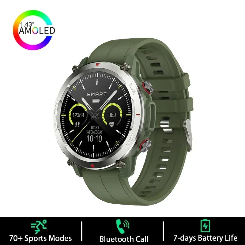 Waterproof Smartwatch Men Bluetooth Voice Call Message Sports Fitness Smart Watch Women Music Playback  Health Monitor Bracelet