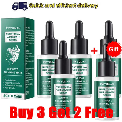 Hair Growth Essential Oil Prevent Baldness Regrowth Strengthening Oil Nourishing Treatment for Split Ends Dry Organics Hair Care