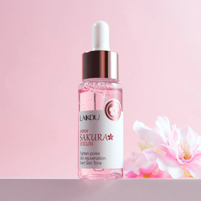 Sakura Whitening Face Serum Anti Aging Fade Fine Lines Tighten Pores Improve Melanin Pigment Dull Moisturizer Brighten Skin Care