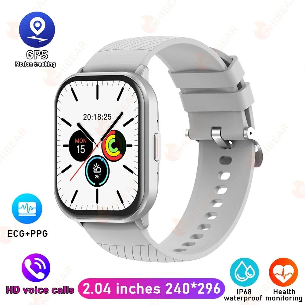 2025 New For Xiaomi Huawei Samsung Smart Watch Men Women Heart Rate Blood Pressure Fitness Tracker Bluetooth Call Smartwatch Man