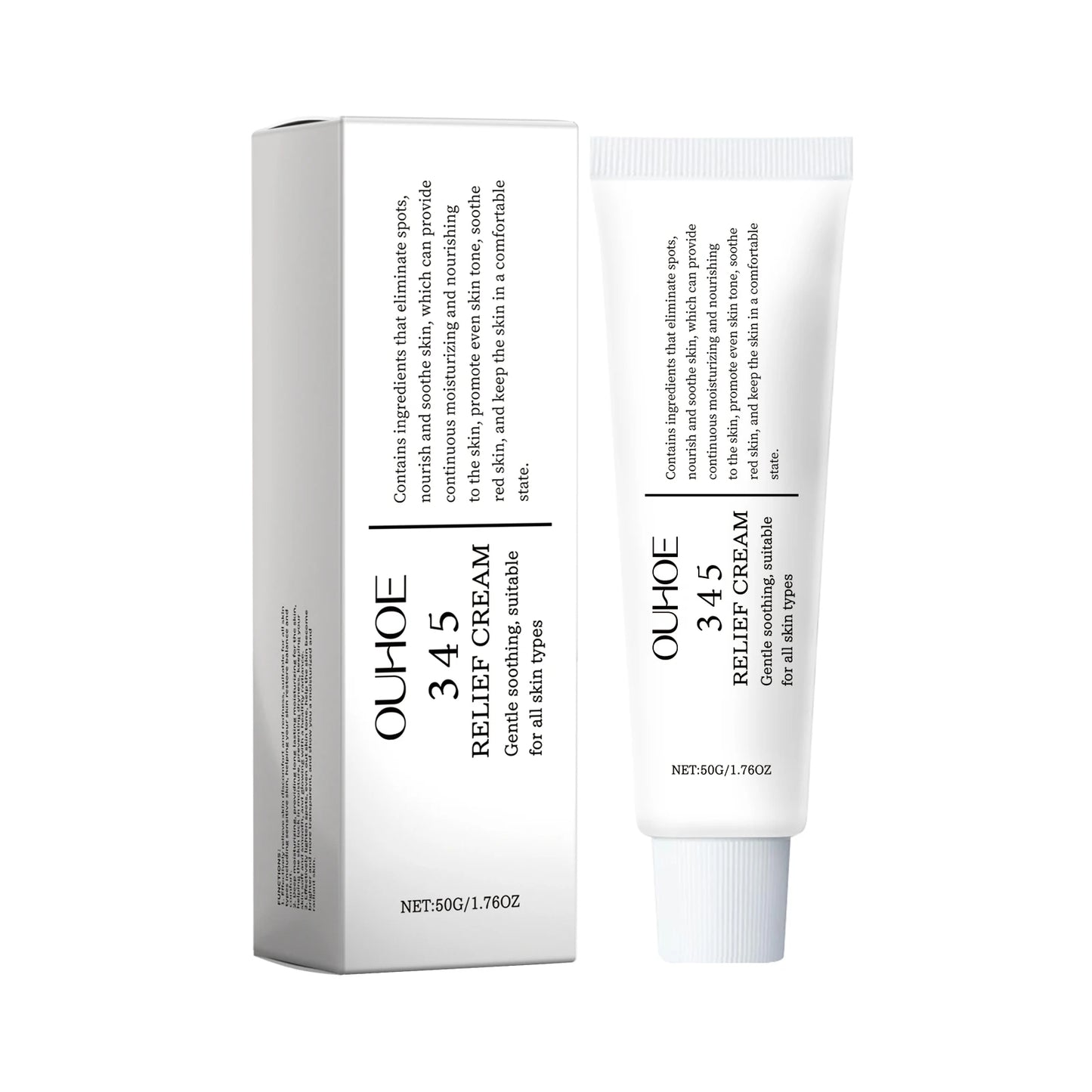 345 Relief Cream Hydrating Nourish The Skin Soothing Care Face Lifting Tightening Brighten Skin Tone Beauty Moisturizing Cream