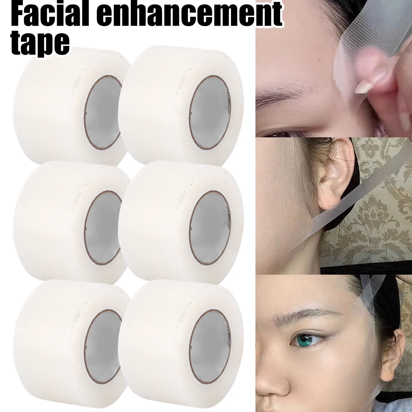 Invisible Face Lifting Tape Breathable Skin Face Lifting Wrinkle Patch Eyebrow Eyelid Lift Professional Cosplay Cosmetic Tools