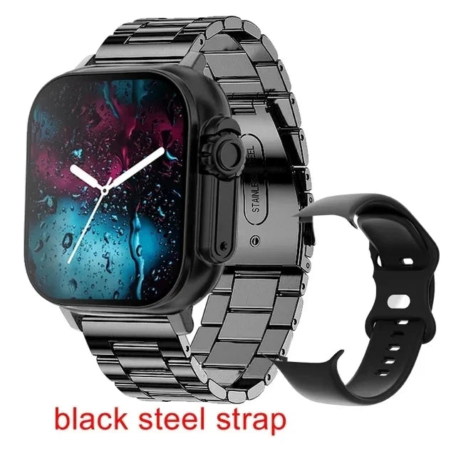 2025 New T900 Ultra Smart Watch 49mm Amoled Screen Smartwatch High Refresh Rate Wireless Charging Men Women For Android IOS