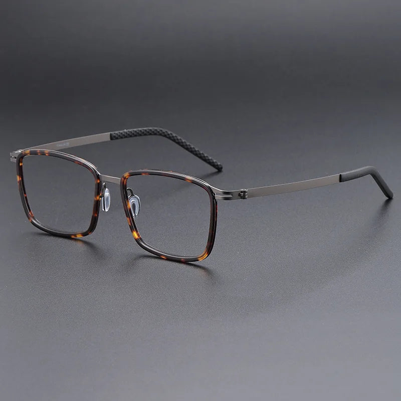 Linde Replica Classic Circular Frame Eyeglasses Prescription Titanium Alloy Eyewear Comfortable Reading Myopia Glasses 698009