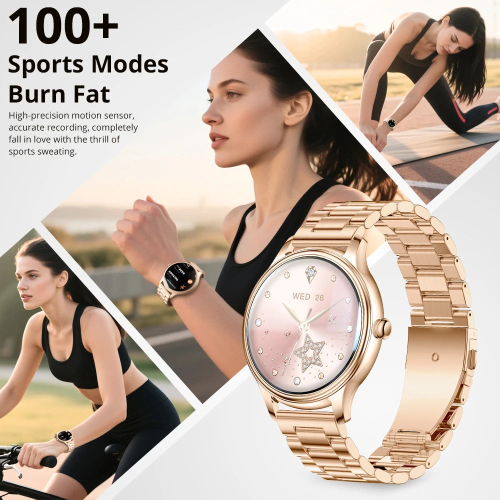 New COLMI L28 Air Ultra-thin Smartwatch 1.32 inch AMOLED Display, Women's Health Management, Exquisite Smart Watch For iOS Phone