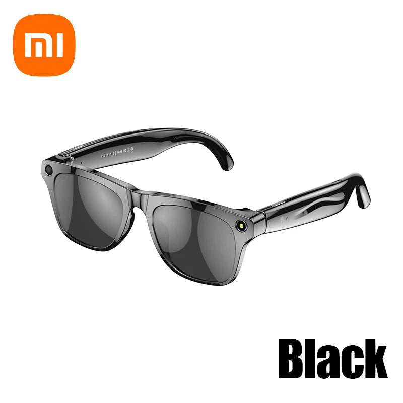 Xiaomi 4K Fashion AI Camera Smart Glasses Waterproof Bluetooth5.3 Call Playing Music Smart Glasses Identify Pictures Use ChatGPT