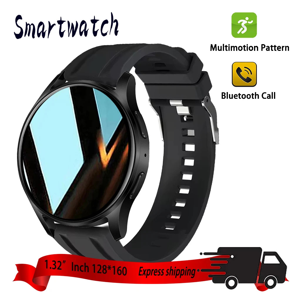 2025 New Business Smartwatch Men 1.32" inch Bluetooth Call Fitness Tracker Smart Wearable Women Wireless Call Watch Android IOS