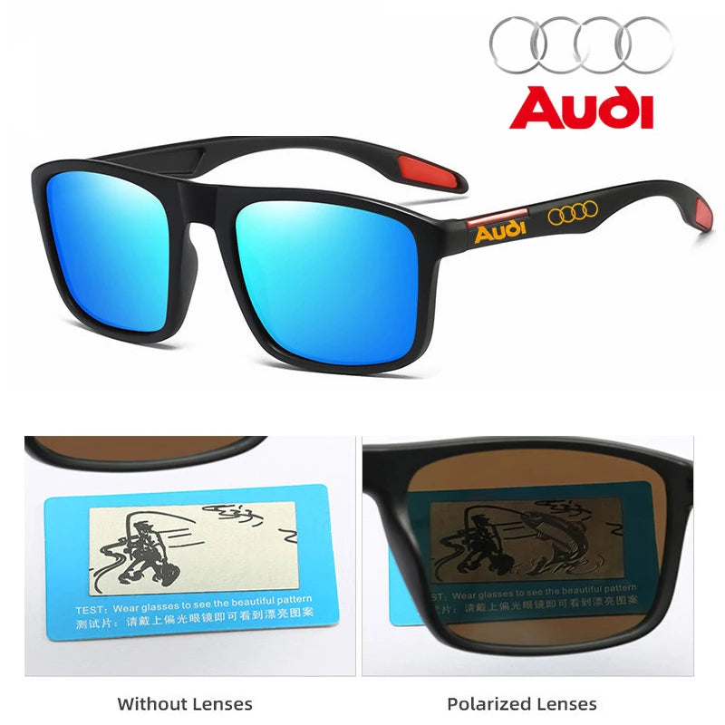 For Audi A4 A6 A8 Q3 Q5 Q7 TT Men's sunglasses high-end luxury driving polarized glasses brand design anti-glare high-quality