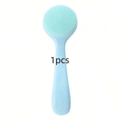 1/3/6Pcs Silicone Facial Cleansing Brushes Set - Gentle Exfoliating, Deep Cleaning, Makeup Remover, Blackhead Removal