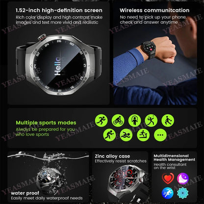 Smart Watch Men Women Watches NFC Bluetooth Call Sports Waterproof Heart Rate Sleep Monitoring Men’s Smart Watch For Android IOS