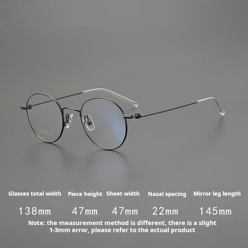 Ultra light Titanium Prescription Glasses Women Men Fashion Design Progressive Optical Glasses Myopia Hyperopia Eyewear FT504Y