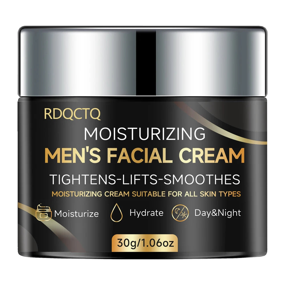 RDQCTQ Men's Retinol Firming Face Cream Skincare  Brightening Smooth Wrinkles Facial Moisturizing Collagen Face Men Treatment