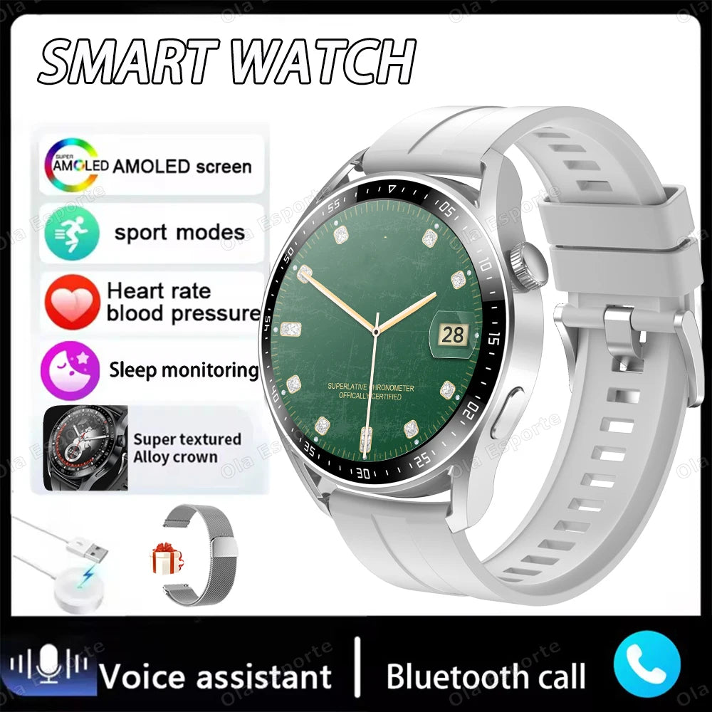 New Watch 4 Pro Upgrade Smart Watch 2025 Watch 4 Series Heart Rate Sleep Health Monitoring BT Call Sports Waterproof Smartwatch