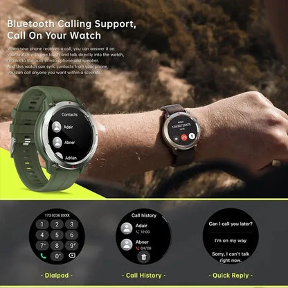 Waterproof Smartwatch Men Bluetooth Voice Call Message Sports Fitness Smart Watch Women Music Playback  Health Monitor Bracelet