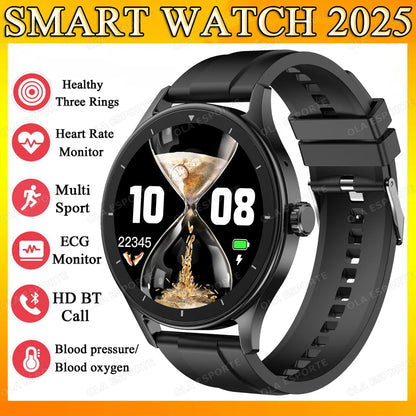 New NFC Smart Watch Women Heart Rate Blood Oxygen Monitor Wireless Call Smartwatch 100+Sports Modes Pedometer Men Sports Watches