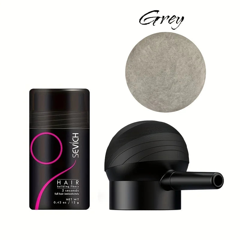 SEVICH Hair Fiber Powder Set 30 Second Rapid Hair Growth Hair Building Fiber Fluffy Hair Powder Hair Styling Product Salon Fiber
