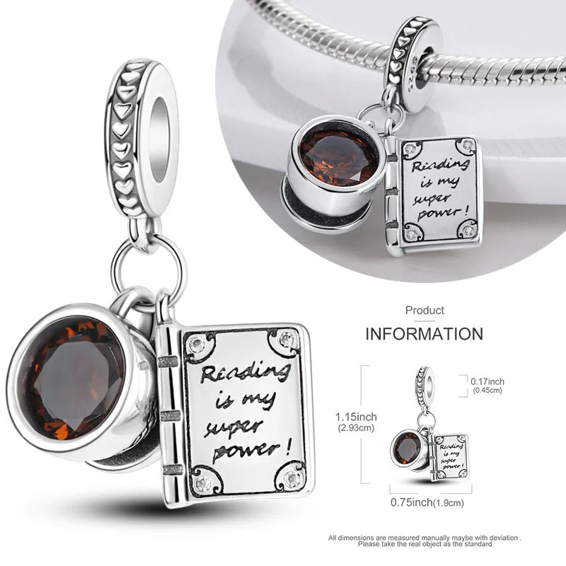 Hot Sale 925 Silver Charms Beads Perfume Animal Butterfly Pendants Fit Original Bracelet DIY Jewelry