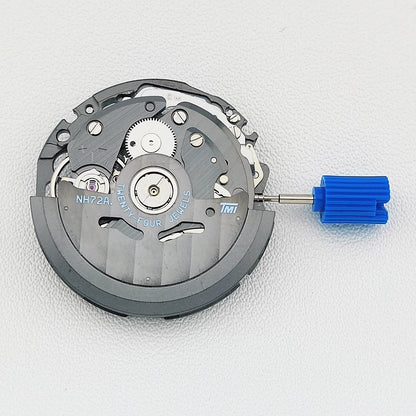 NH72 Movement 24 Jewels Japanese NH72 Movement Watch Movement Replacement Parts Watch Accessories without Calendar Movement