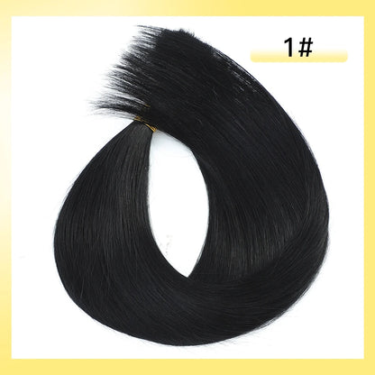 Yelo Highlight Blonde Human Hair Weft Double Weft Hair Bundles Sewing In Hair Weaves Real Human Hair Extension For Salon