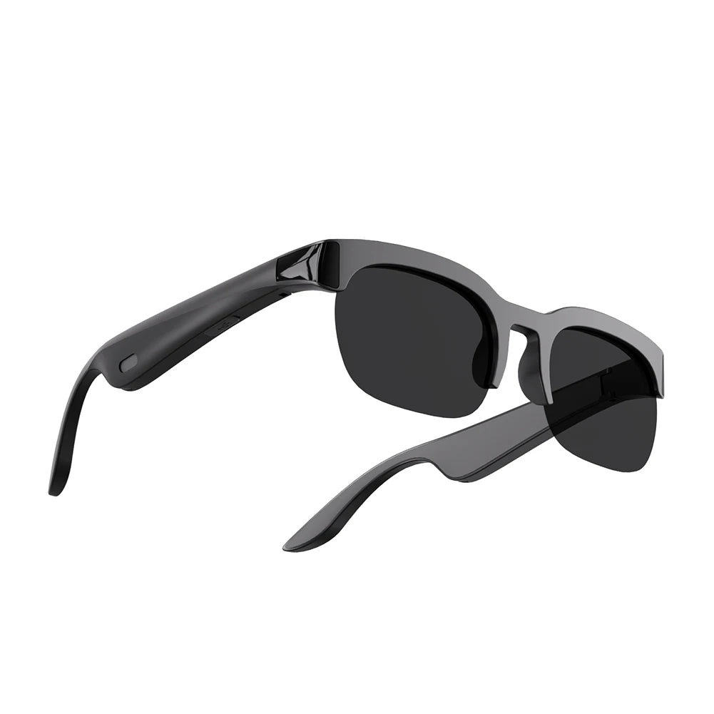 Smart Glasses with AI Translator Hands-Free Music & Calls BT Sunglasses UV Protection Audio Glasses for Men and Women