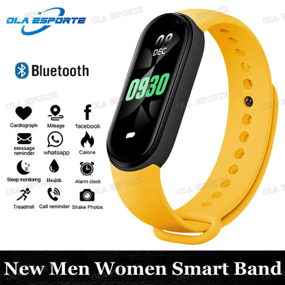Sports Smart Watch Music Control Fitness Calorie Track Bracelet Phone Information Remind Steps Bluetooth Smart Watches M8 Band