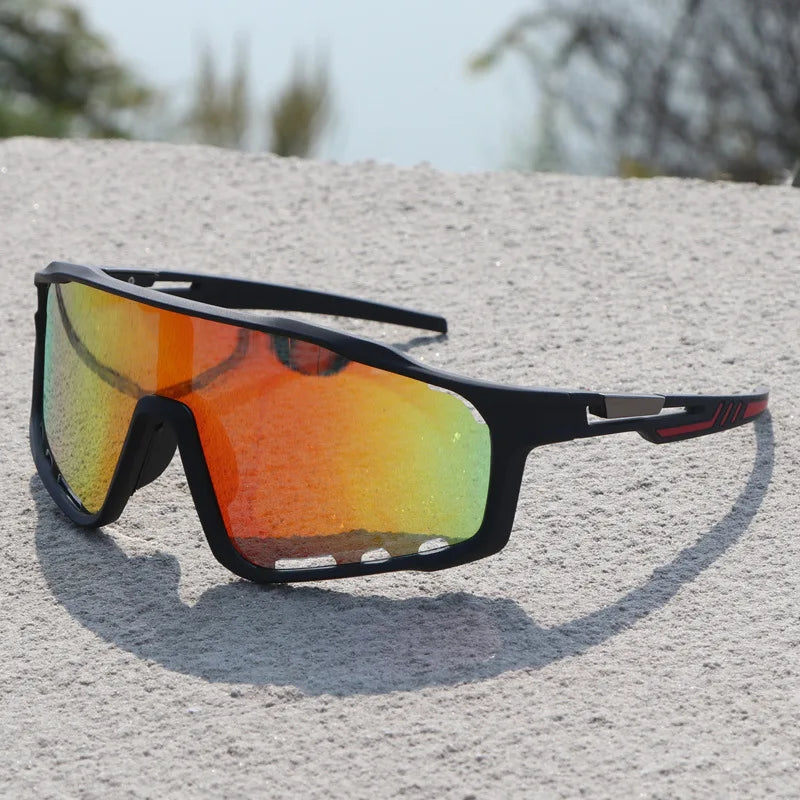 YIMARUILI Fashion Polarized Cycling Sunglasses Men and Women Big Size Sports Windproof Optical Prescription Glasses Frame 1805