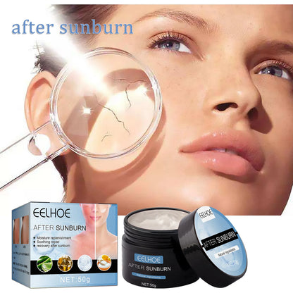 EELHOE After Sun Repair Cream Aloe Vera Sunburn Repair Gel Face Body Refreshing Moisturizing Protection Skin Care Free Shipping