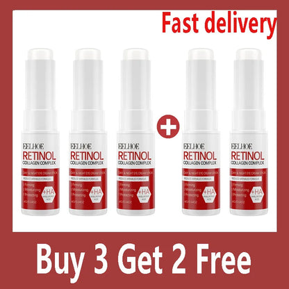 Retinol Eye Cream Collagen Multibalm Stick Reduce Wrinkles Eye Bag Hyaluronic Acid Anti Dark Circle Puffiness Eye Care Products