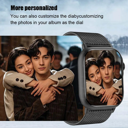 Extravagant Smartwatch Watch 2.01 Inch HD Christmas Gift Wireless Call Health Tracker Custom Photo Al Voice Christmas Gift Watch
